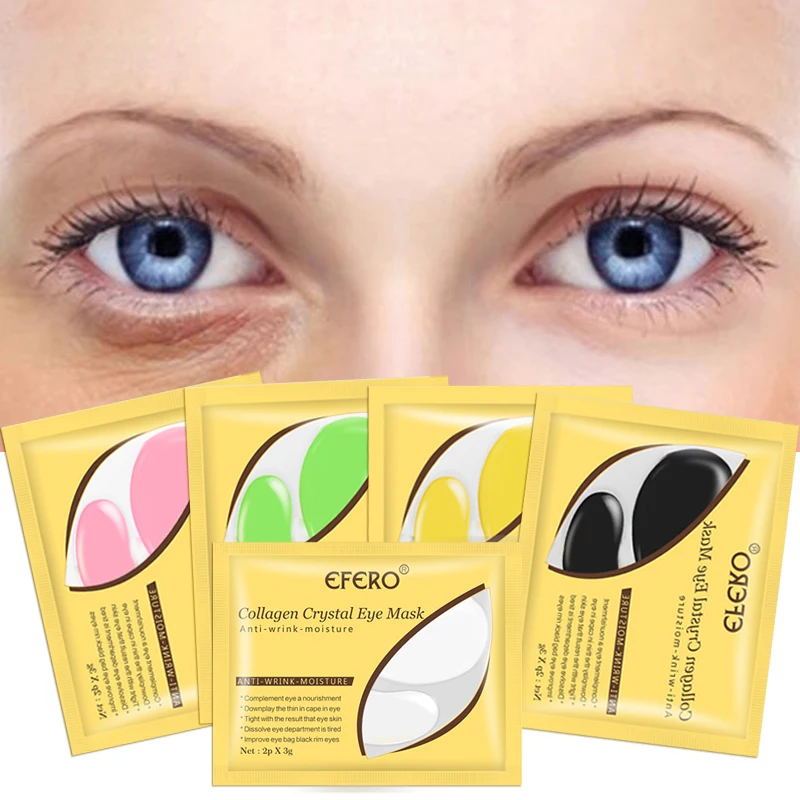 

Collagen Crystal Eye Mask Face Mask Gel Eye Patches for Eye Bags Wrinkle Dark Circles Puffiness Eye Pads Skin Care Sheet Mask