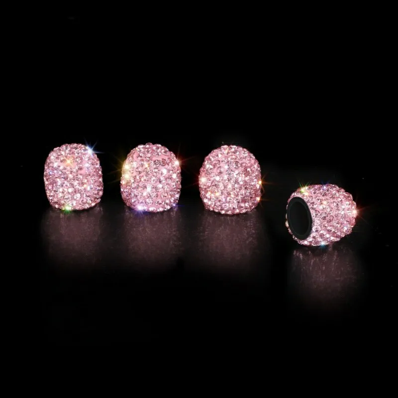 4 шт шток клапана шины автомобиля колпачок s Bling Deluxe Авто Кристалл Алмаз автомобильные шины/колеса украшения универсальные клапаны крышки автомобильные аксессуары