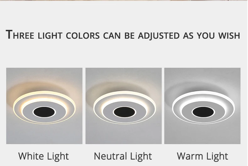 Modern Led Ceiling Lamp Luster Black and White Led Ceiling Lamp for livingroom Lights Hallway Balcony Lights Fixtures