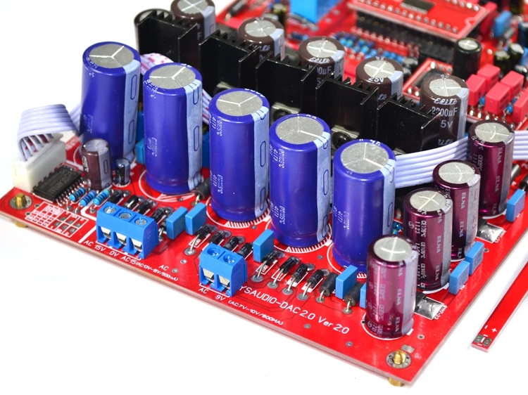 PCM1794 PCM1798 аудио декодер доска AC dual 15 В+ 9 В HiFi Высокое качество оптического волокна коаксиальный USB вход мягкий контроль