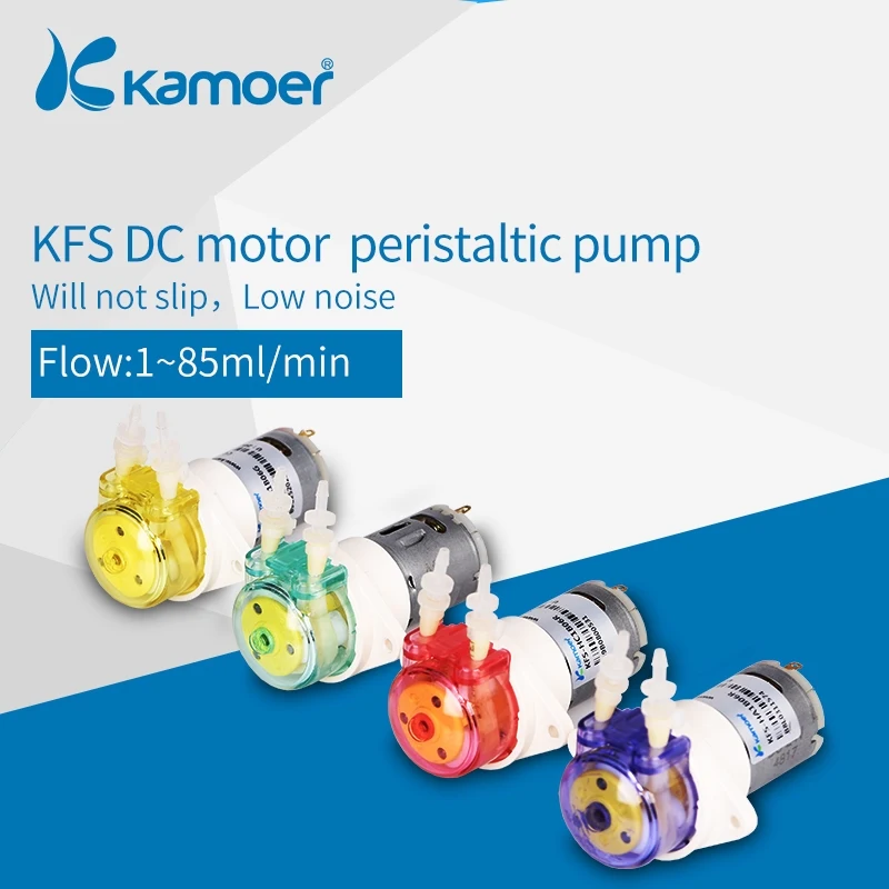 Kamoer Высокая точность KFS Мини DC щетка мотор 6 V/12 V/24 V перистальтический насос маленький водяной для