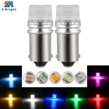 

10Pcs DC 6V 6.3V T11 T4W BA9S H6W 5630 2 SMD LED Pinball Toy Car Game Side Light Bulb White Blue Red Green Amber Pink Warm-white