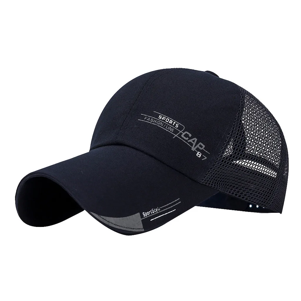 1 шт. сетчатая солнцезащитная Кепка Snapback Кепка хлопковая регулируемая бейсболка хип-хоп кепка унисекс Кепка для гольфа для мужчин и женщин