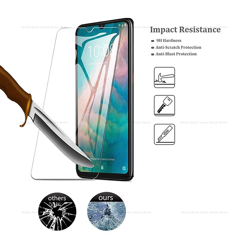 Transparent Tempered Glass For ZTE Blade A510 A7 A7 Vita V10 VITA Axon7 Mini AXON 10 Pro Red Magic 3 Screen Protector Film