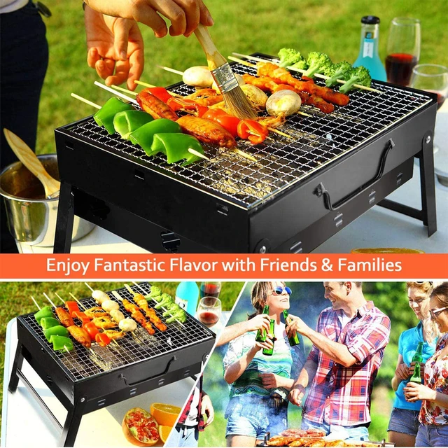 Outdoor pique-nique BBQ portable et légère de simples outils petit Barbecue  grill au charbon de pliage - Chine Barbecue et grill au charbon prix