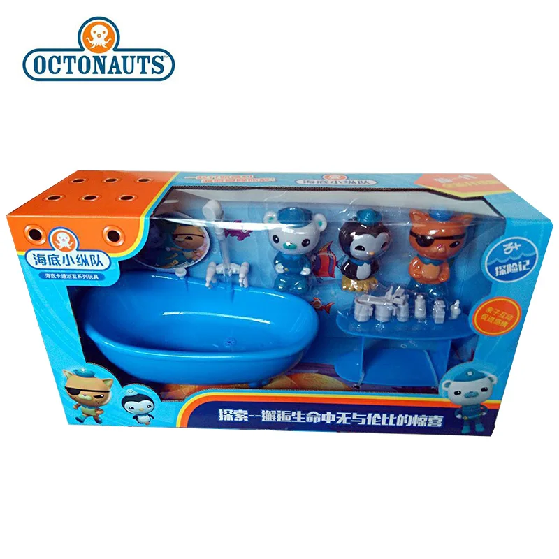Original Octonauts Classic Toys water set bath set toy children's educational Toy for children birthday gift