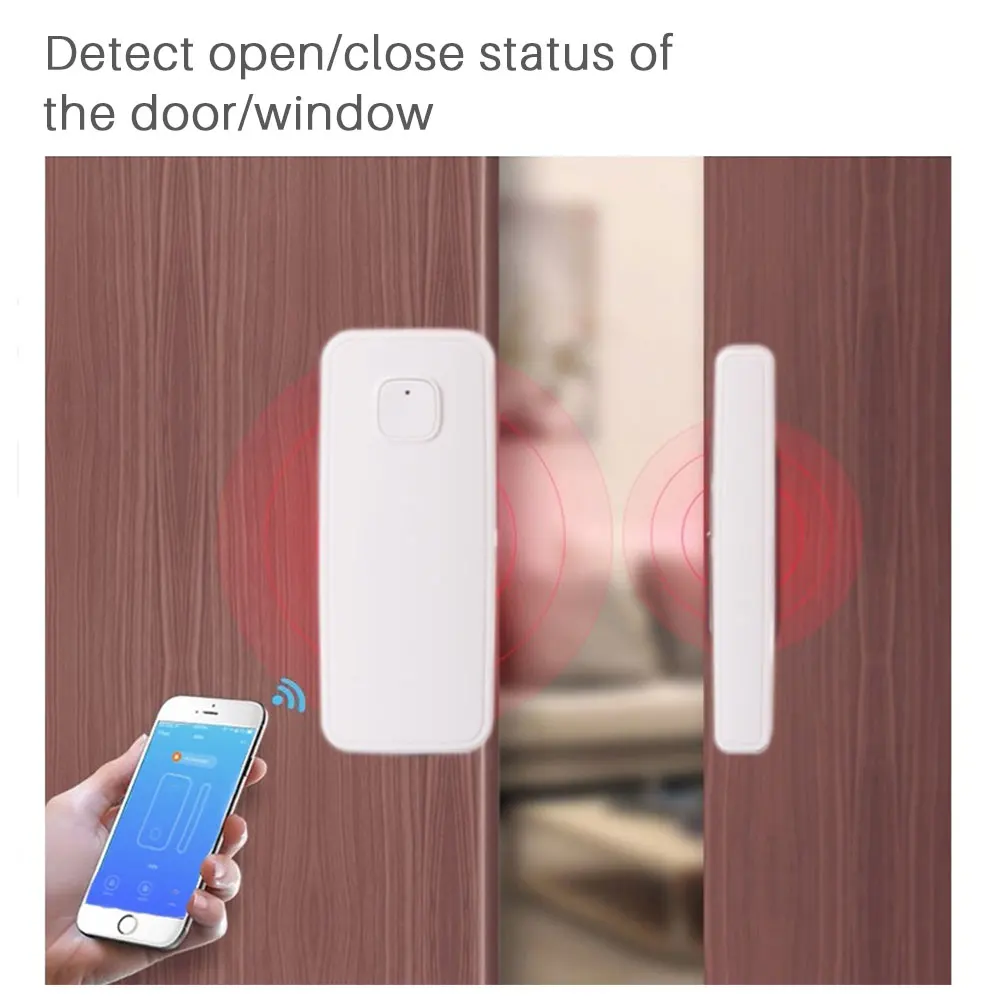 Умный Wi-Fi дверной сигнализатор, датчик окна, умный дом, безопасность, PK Xiaomi, датчик двери, Tuya приложение, управление, работа с Alexa Google Home iftt
