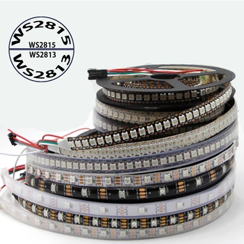 

WS2815 12V WS2813 5V (WS2812B updated) RGB LED Pixels Strip Light Individually Addressable LED Dual-Signal 30/60/144 Leds/m