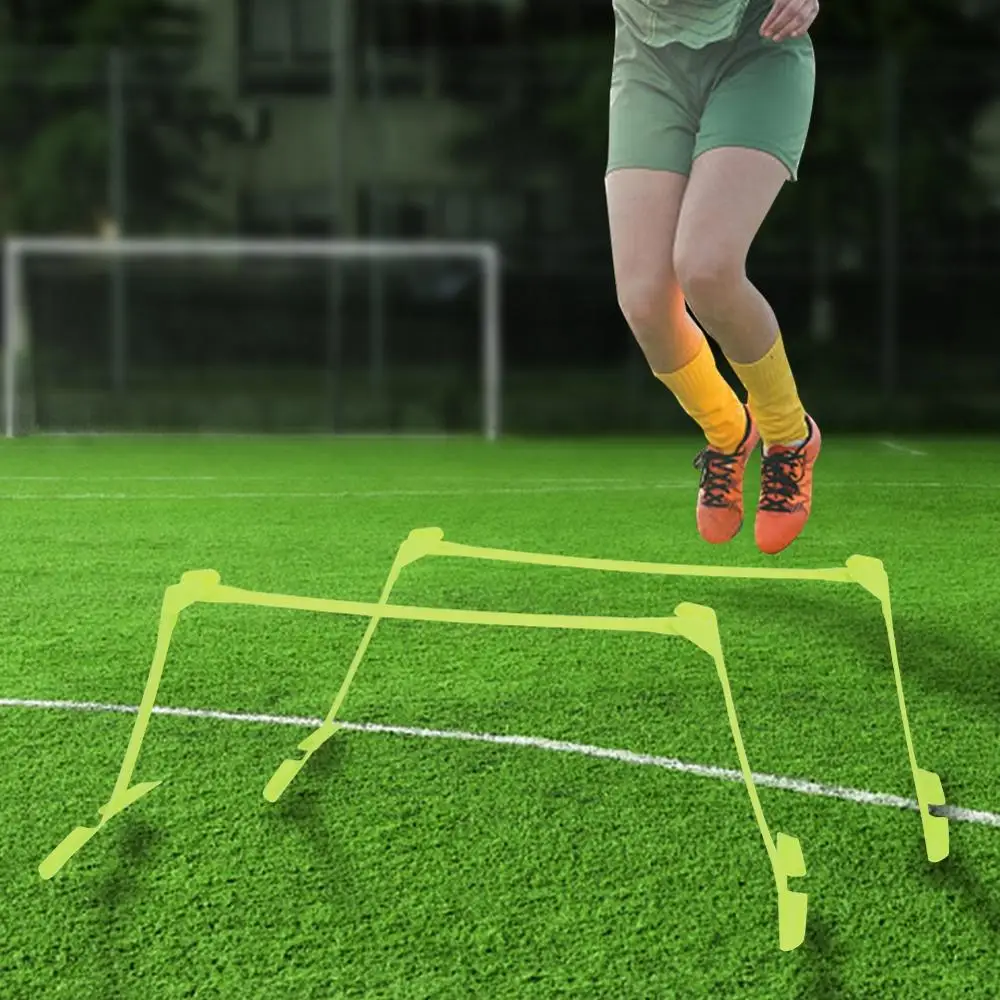 2pcs Football Training Hurdles Soccer Agility Speed Training Aids