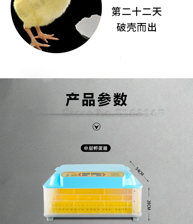 Инкубационный инкубатор для яиц в один клик, Китай, простой в эксплуатации, термостат для инкубатора с двойным питанием, 12 В/220 В