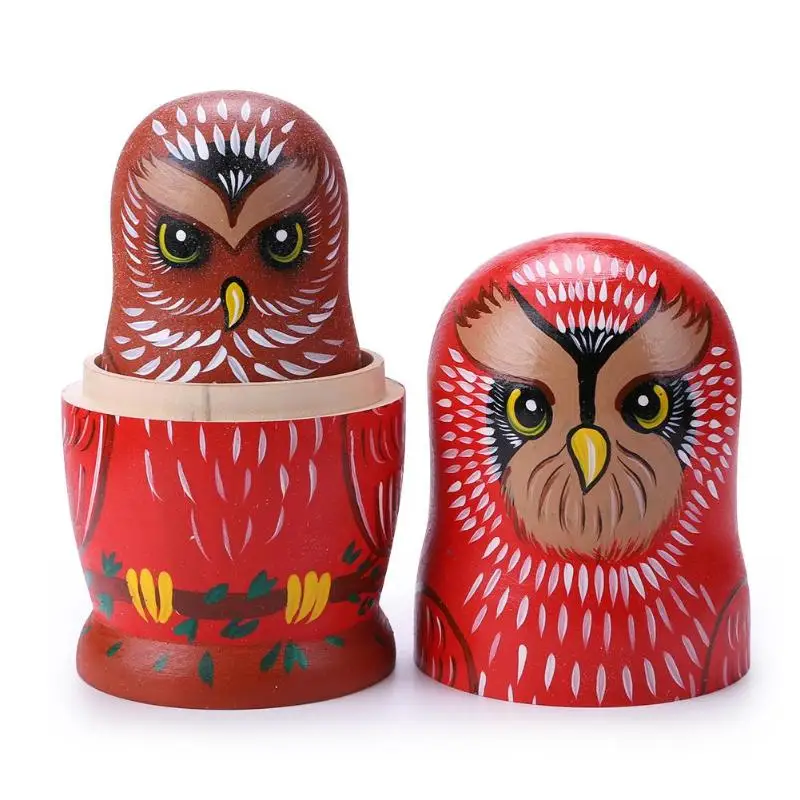 10 шт./компл. матрешки ручная роспись российские Matryoshka кукла ручной росписью, желающих русский Забавные куклы ремесла елочных игрушек
