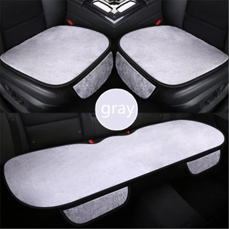 

Winter Warm Universal Fur Car Seat Cover Cushion Protector Front Rear Automobile Covers Pad Auto Interior Accessories Mat Chair