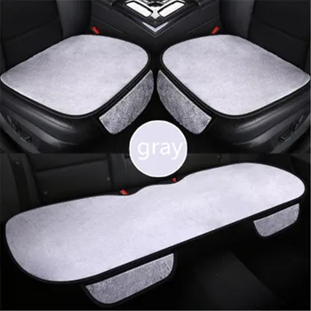 

Winter Warm Universal Fur Car Seat Cover Cushion Protector Front Rear Automobile Covers Pad Auto Interior Accessories Mat Chair