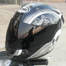Мода Череп анфас мотоциклетный шлем гонки с одним Goggle Dot утвержден Capacetes Casco M L XL XXL S