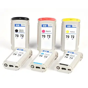 

Upgraded version ink 72 Full 130ML Ink Cartridge With Chip For HP T610 T620 T770 T790 T795 T1100 T1120 T1200 T1300 T2300 printer