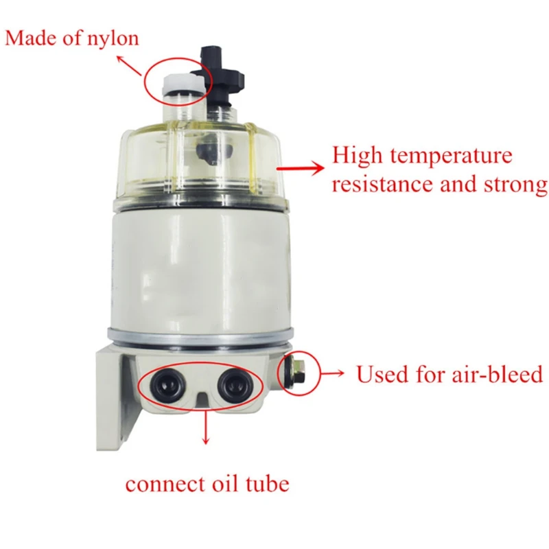 R12T топливный/водный сепаратор фильтр двигателя для Racor 140R 120At S3240 Npt Zg1/4-19 Автозапчасти полный комбинированный фильтр