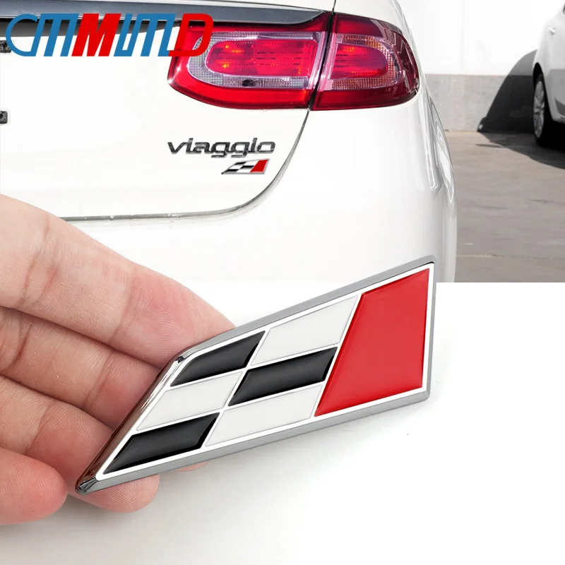 

3D Metal Car Styling Sticker CUPRA Raceflag Emblems Sign Sticker for Seat Leon 2010-2014 5F Ibiza 6J Nameplate Emblem Badge