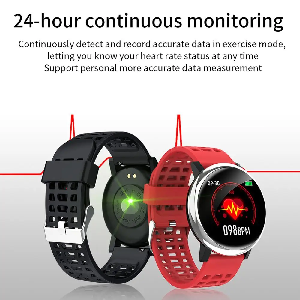 G30 Smart Bracelet Fitness Tracker Activity Unisex 1.3inch Sports Bluetooth Watch with Waterproof IP67 Heart Rate Monitor Sleep