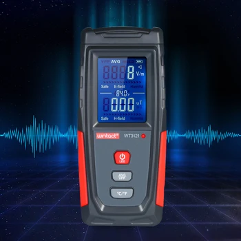 

Field Dosimeter Detector High Precision Handheld Digital LCD EMF Meter Electromagnetic Radiation Tester Electric Field Magnetic