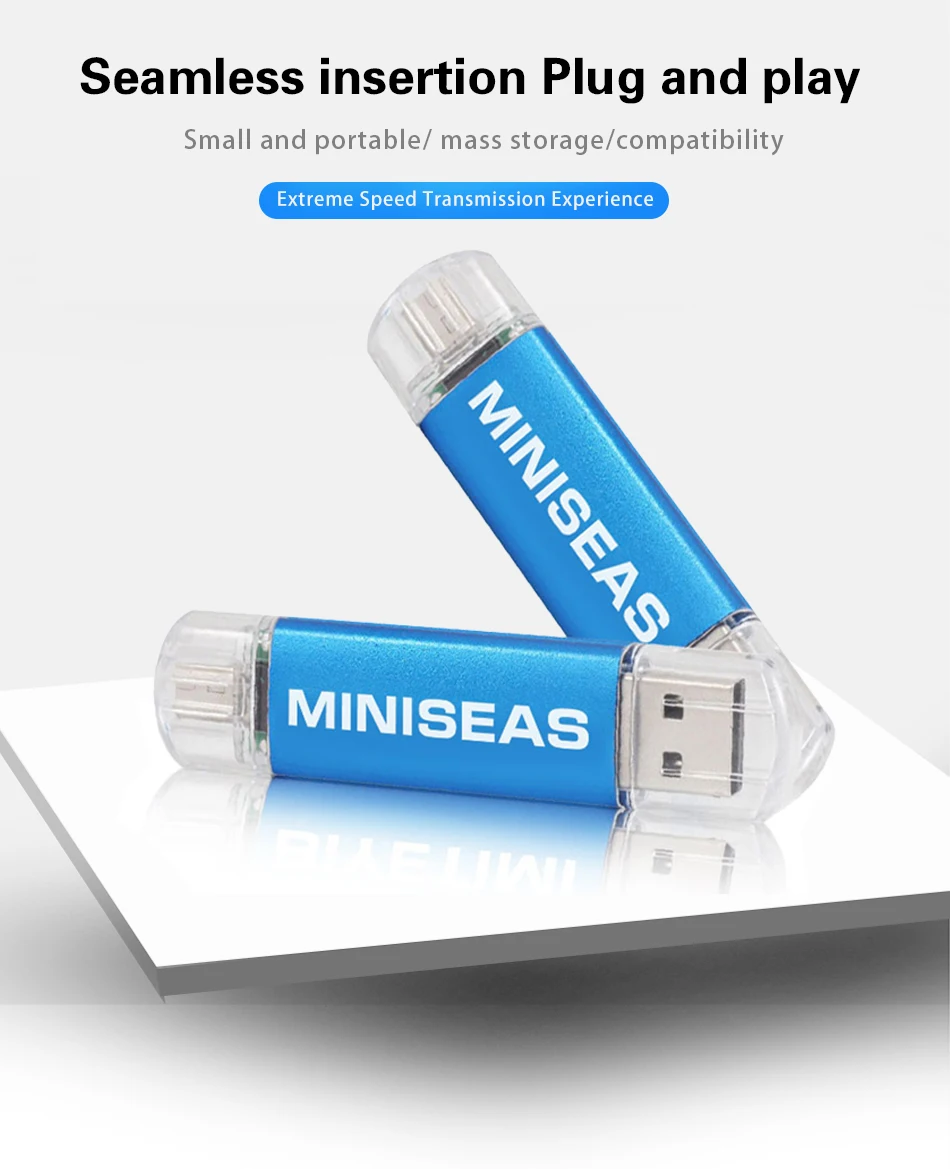 Miniseas Usb флеш-накопитель модный 9 цветов OTG телефон флеш-накопитель 8 ГБ 4 ГБ Флешка 64 ГБ 32 ГБ 16 ГБ память Usb флеш-накопитель
