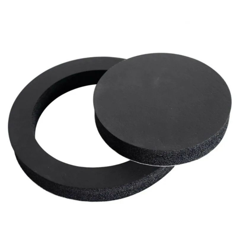 Кольцо изоляции хлопок бас ЧЕРНЫЙ 2 шт 6," Автомобильный Динамик Дверь звук аксессуары звукоизоляционные практичные