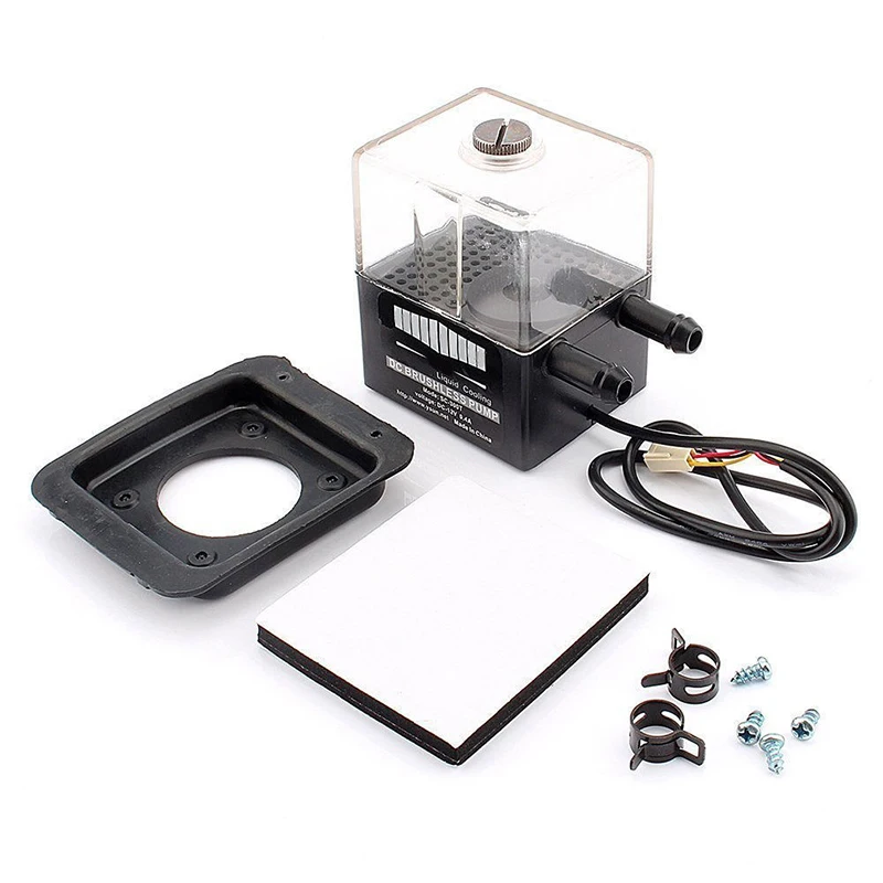 

ultra-quiet SC-300T Water Pump Set For PC CPU Liquid Cooling System DC 12V 4W 150ml Water tank Small 3P Power connector