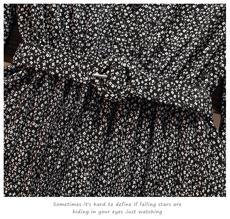 Женское платье большого размера осень лето модное винтажное Плиссированное шифоновое платье с длинным рукавом свободного размера плюс платья Vestidos 5XL