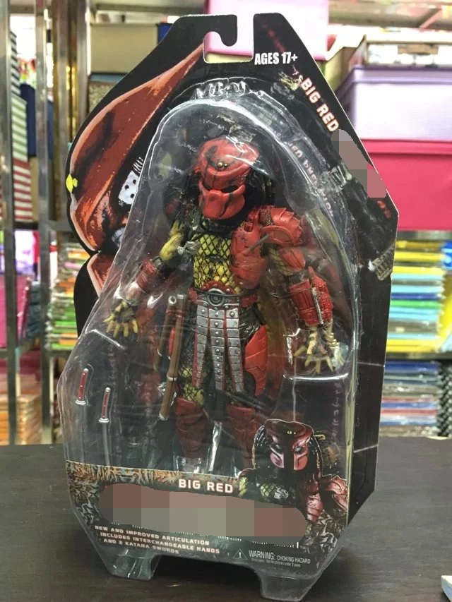 Najtaniej NECA City Hunter Predator duży czerwony Falconer Alien pcv figurka model kolekcjonerski zabawka 18cm KT1913