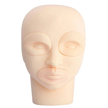 

Girl 3D Mannequin Head Semi Permanent Training Head Makeup Tattoo Accesories Practice Wig Mannequin Head Display Manikin Head