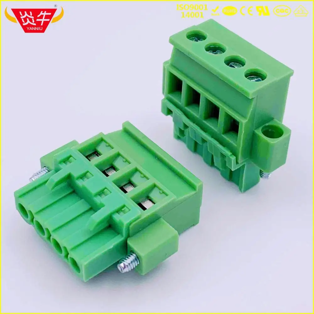 KF2EDGKAM-5.0-2P женский 2EDGKAM 5,0 мм 2PIN с фланцем PCB разъем плагин клеммные блоки MVSTBW 2,5/2-ST 1835478 PHOENIX