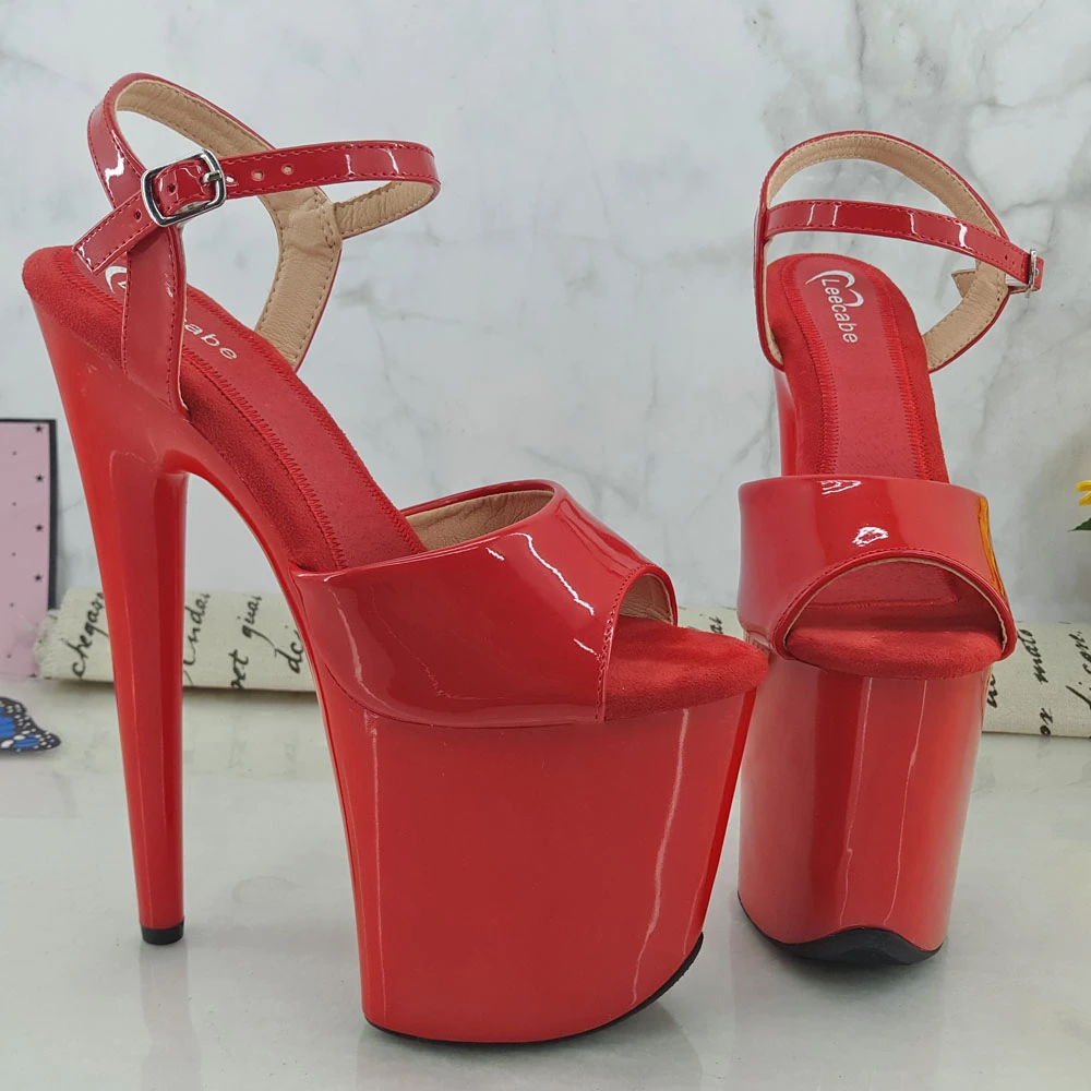 red platform shoes