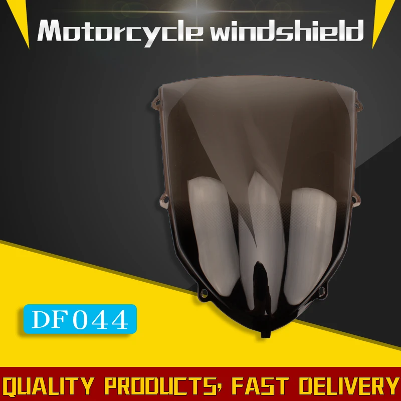 Для Kawasaki ZX10R 2004 2005 ZX 10R 04 05 черно-белое тонированное ветровое стекло двойной пузырь