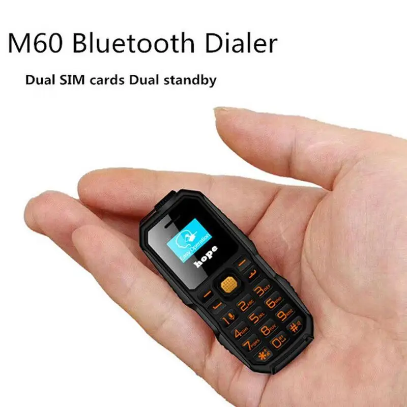 Bluetooth Dialer Мини Мобильный телефон 0,6" маленький экран GSM SIM двойной телефон маленький Bluetooth наушник излучения низкий мобильный M1G3