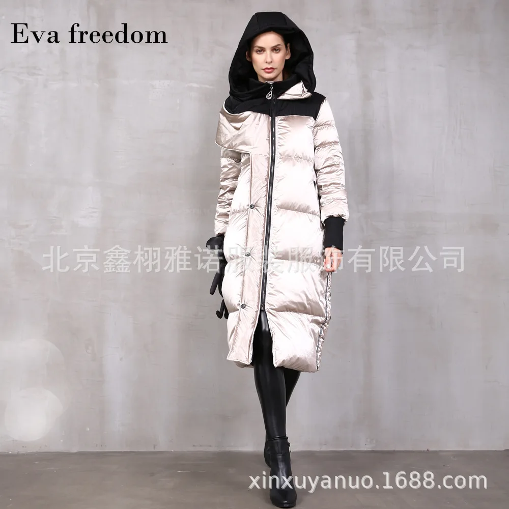 Eva Freedom 2009 Зимний женский костюм с ярким лицом и длинным коленом мода