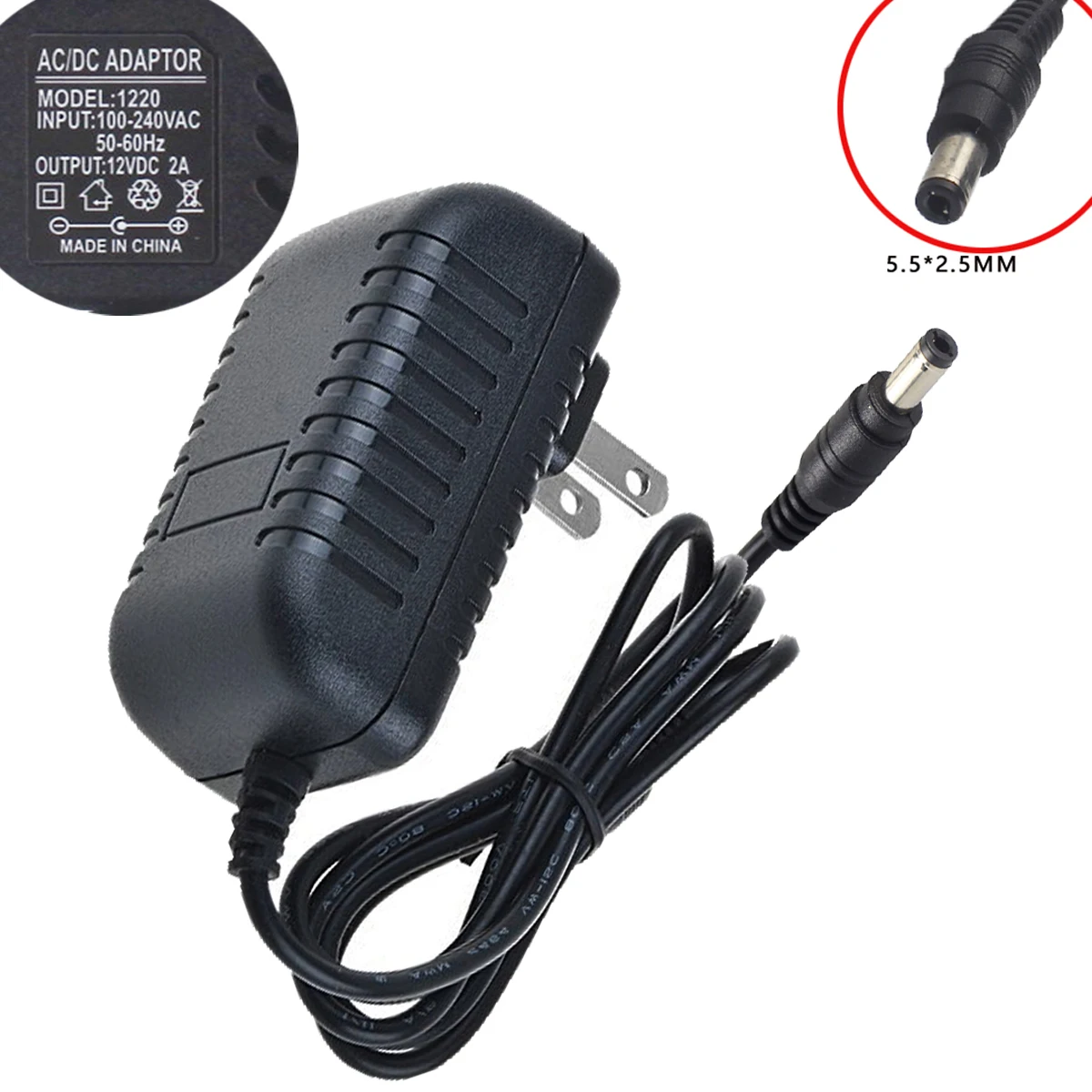 New 12V 2A 5.5*2.5mm Center Positive Adapter For Seagate 3TB SRD00F2