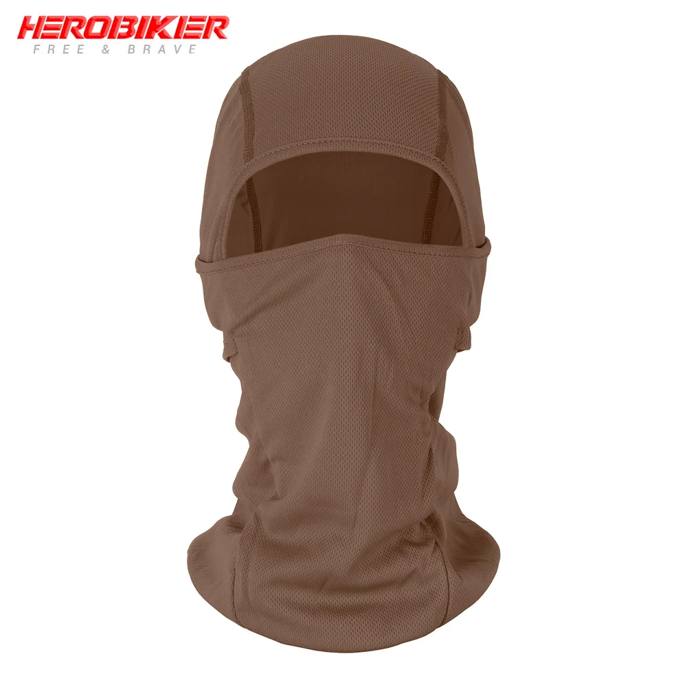 BE-03 HEROBIKER мотоциклетная Балаклава маска для лица мото теплая ветрозащитная дышащая страйкбольная Пейнтбольная велосипедная Лыжная маска для лица мужской солнцезащитный шлем - Цвет: BE-03