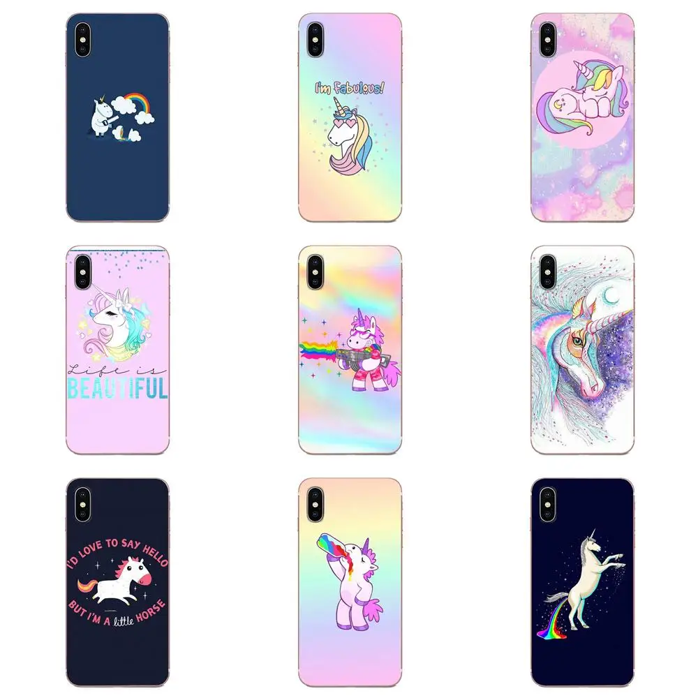 Hippo Rainbow Unicorn Horse For Xiaomi Redmi Note 2 3 3S 4 4A 4X 5 5A 6 6A Pro Plus Soft Fashion Cell Phone Case | Мобильные