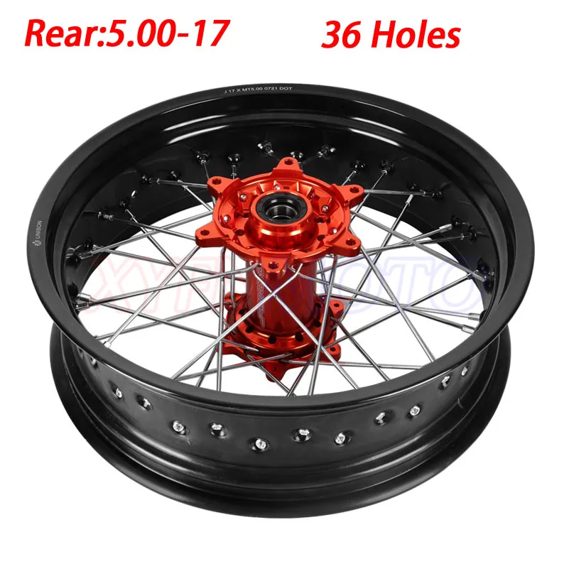 Smadmoto 17 X 5 MX Rear Wheel Rim Hub for KTM SX-F EXC SX EXC-F 125 250 450 500 530 