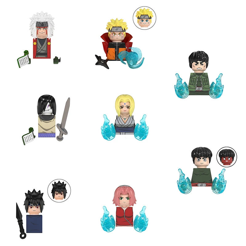 8/32 Pçs/set Naruto Sasuke Kakashi Akatsuki Blocos De Tijolos Para  Construção De Corpo Inteiro Anime Dos Desenhos Animados Conjunto De Mini  Figuras De Ação Brinquedos Infantis - Blocos Montáveis - AliExpress