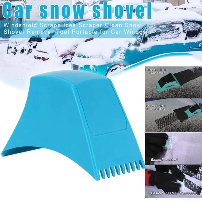 Snow Scraper Car Glass Removal Shovel Portable Window Deicing and Defrosting Sweeper for Winter Acessories | Автомобили и