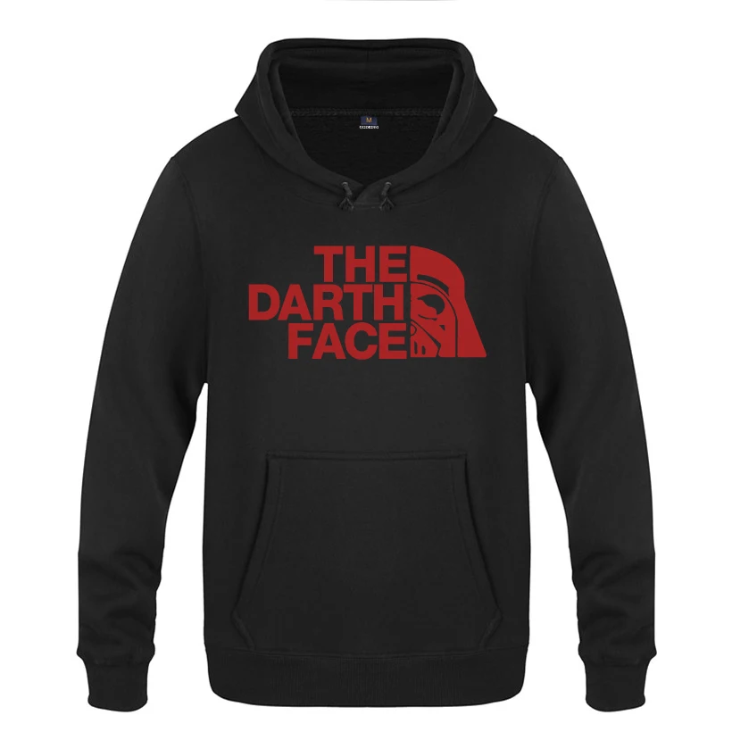 The Darth Face Star Wars Новинка толстовки мужские мужские пуловеры флисовые толстовки с капюшоном