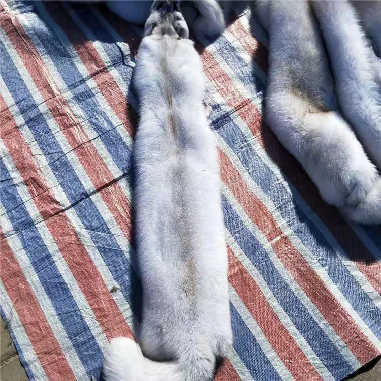 Натуральный настоящий цвет заводская цена голубой лисицы/Пелт|fur skin|fox fur skinfur pelt |