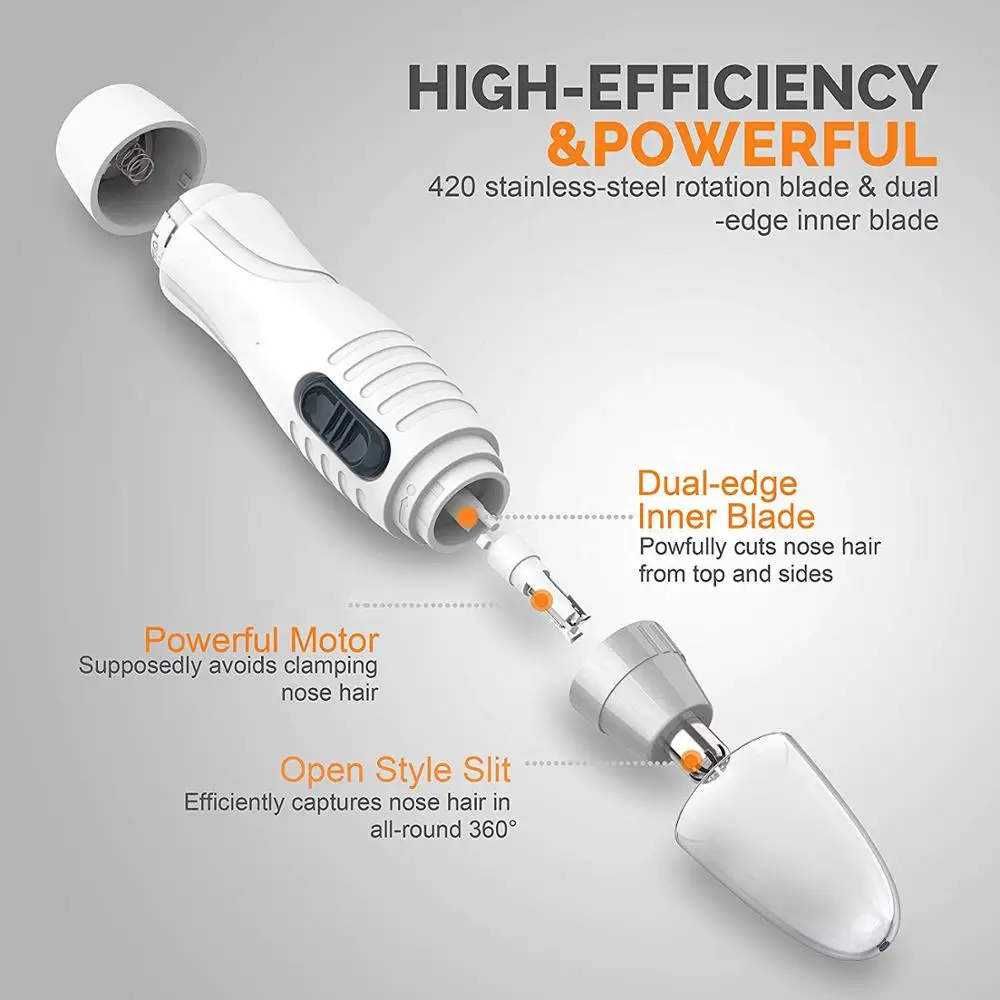 Ear Nose Hair Trimmer Clipper  Professional Painless Eyebrow and Facial Hair Trimmer for Men Women Hair Removal Razor mrs xie 2