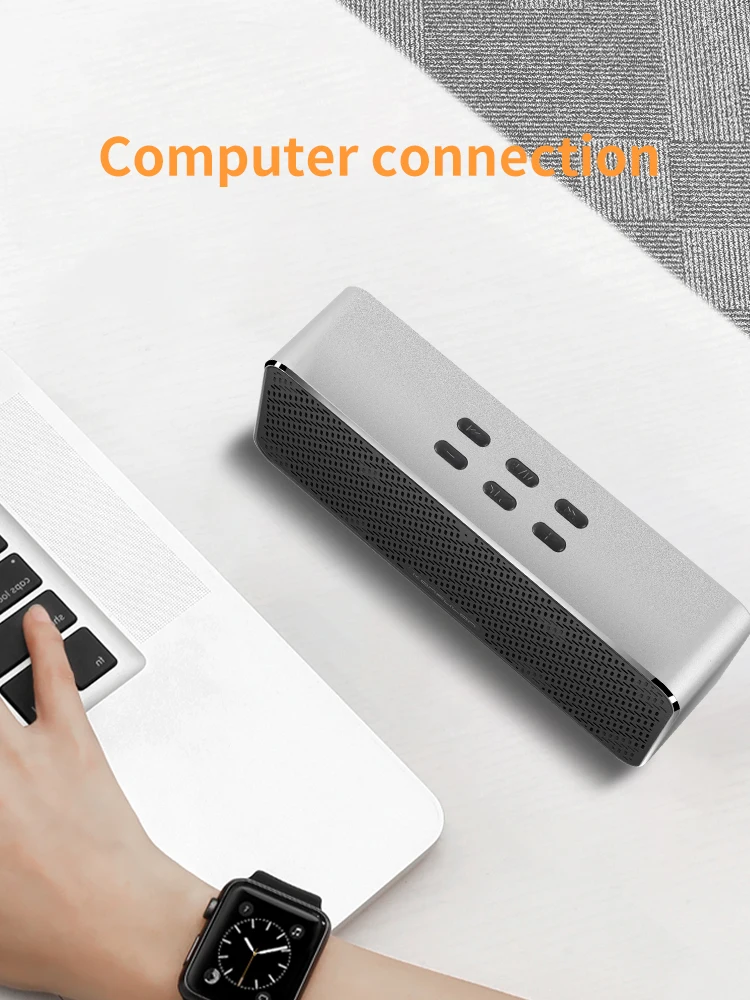 Дропшиппинг Bluetooth динамик Портативный беспроводной Стерео звук FM USB уличный