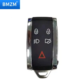 

BMZM 4+1 Buttons Smart Remote Car Key Suit for Jaguar XF with KR55WK49244 433.92MHZ 46 Chip PCF7953A HU101 Blade