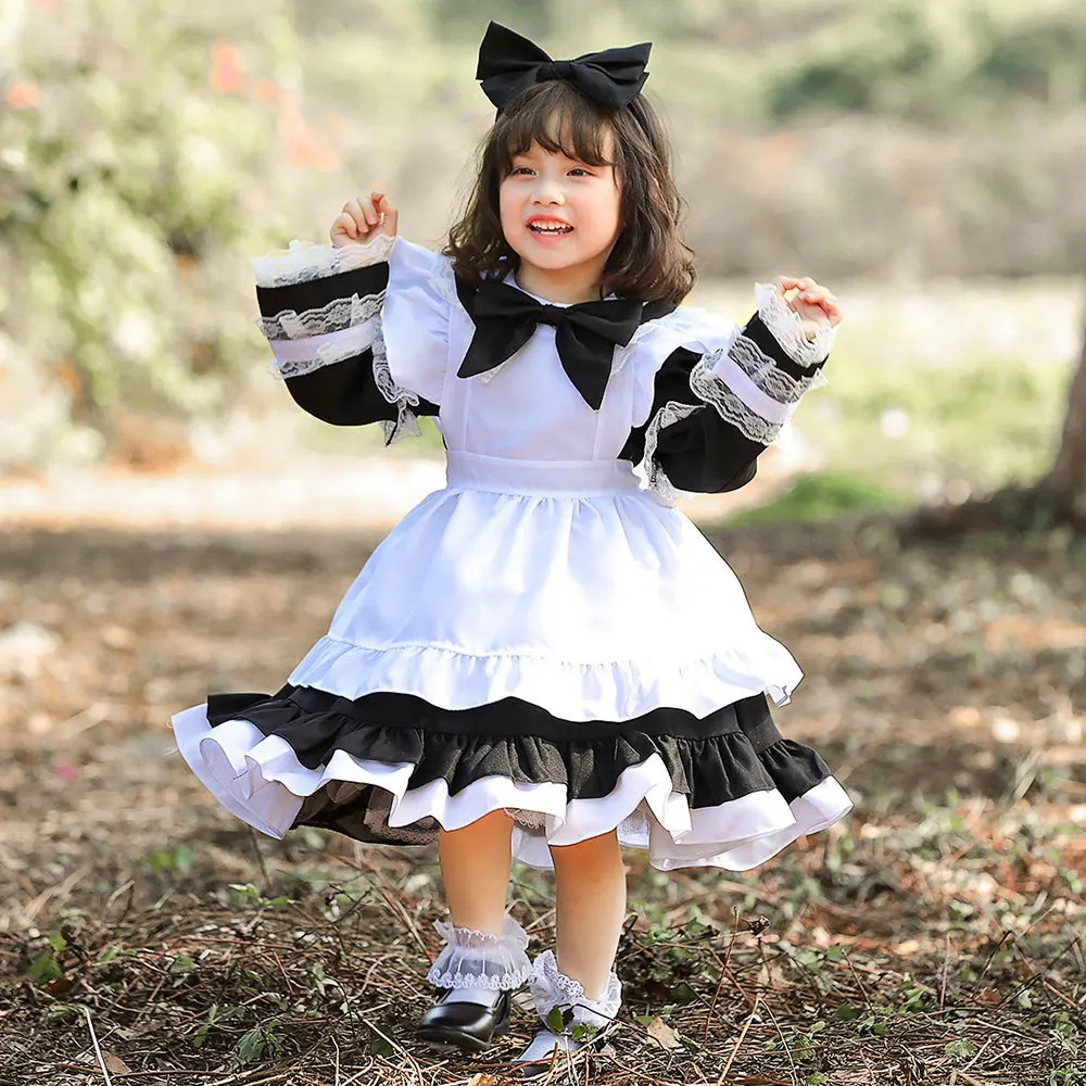 black alice in wonderland dress Adult Sz ALICE In WONDERLAND Deluxe Custom Costume BLACK Lace –  Mermaidcosplay main image 1