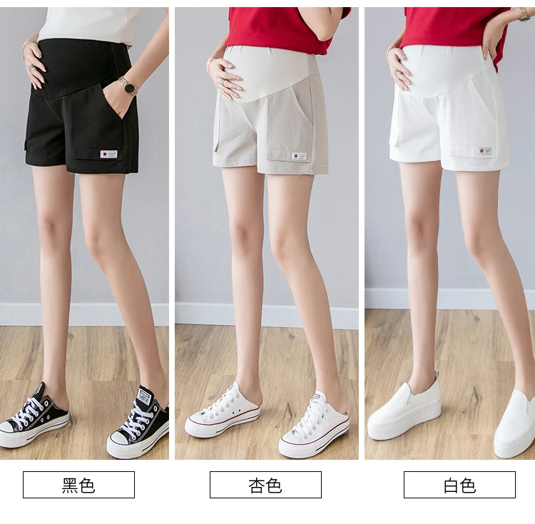 Maternity Leisure Pants Loose Thin 2020 summer Fashion Shorts Elastic Waist for Pregnant Women Belly Support Pants best Maternity Clothing