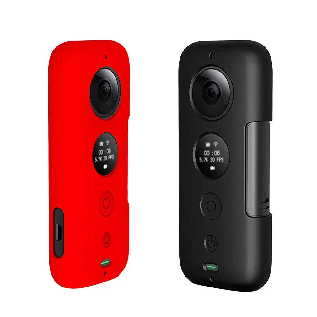 Силиконовый защитный чехол+ крышка объектива для Insta360 One X пылезащитный противоударный защитный чехол набор FPV селфи Комплект для фотосессии