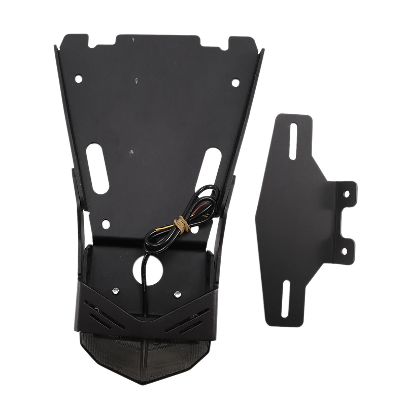 

Motorcycle Tail Mount License Plate Bracket Brake Rear Lamp Tail Light for BMW R NINE T 2014-2018 R9T