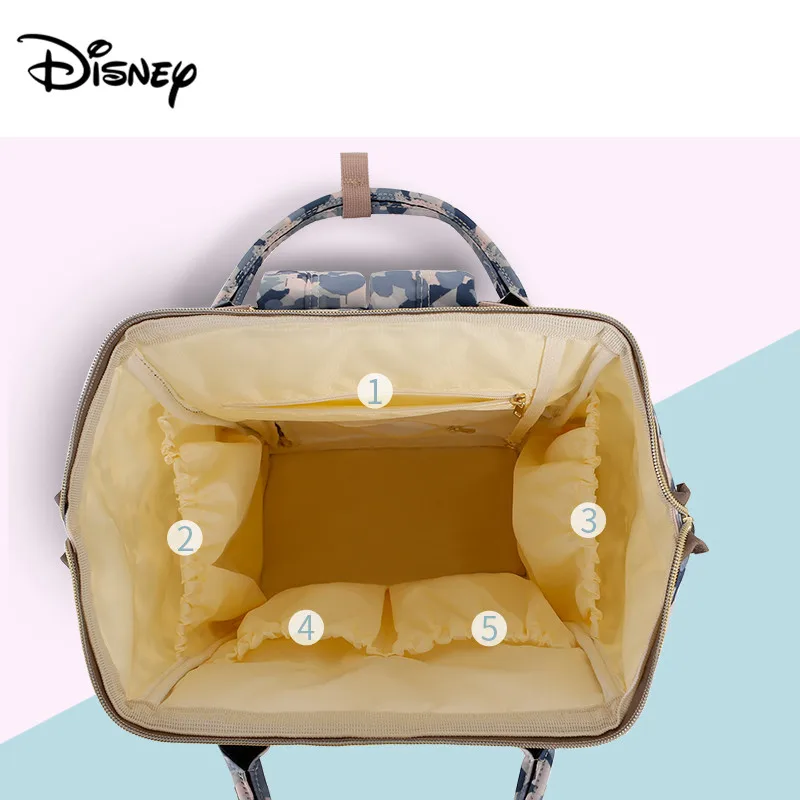 Disney камуфляж Мумия сумка 2019 Новая модная на плечо многофункциональная Большая